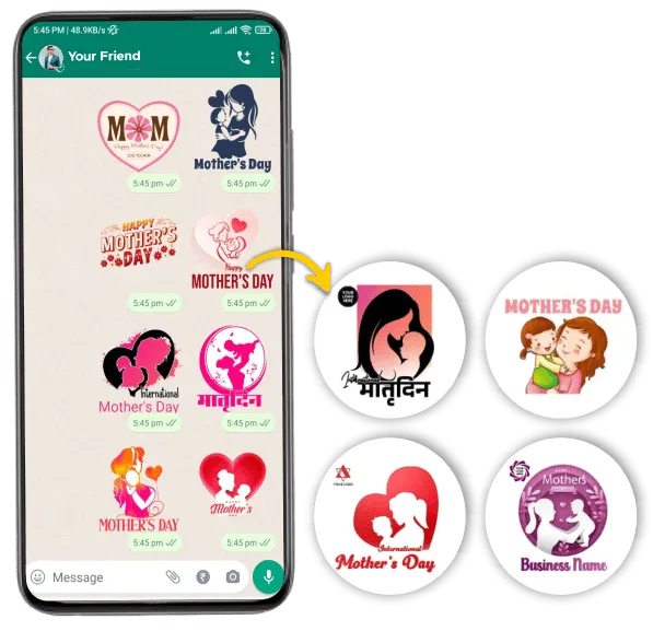Mothers Day Whatsapp Stickers